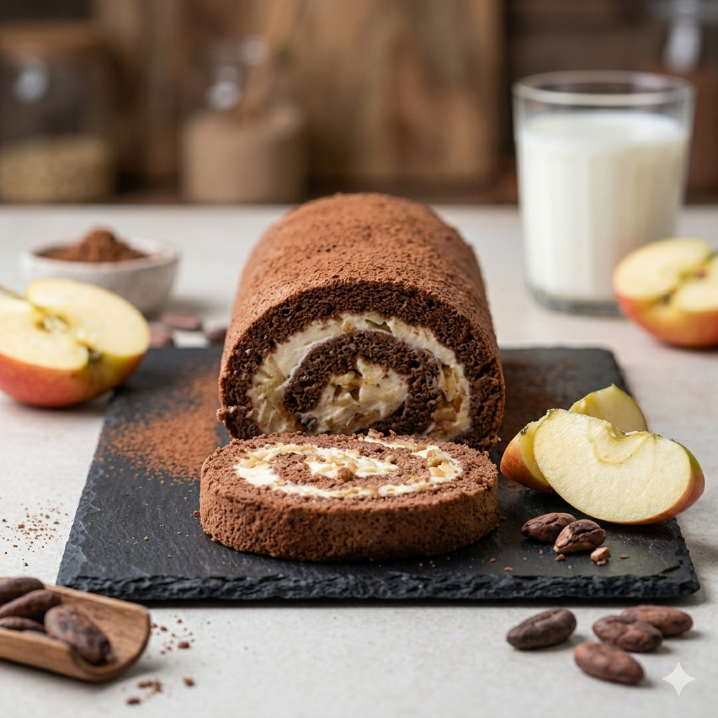 Chocolate Apple Roll